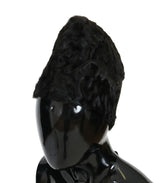 Dolce & Gabbana Black Xiangao Lamb Fur Beanie